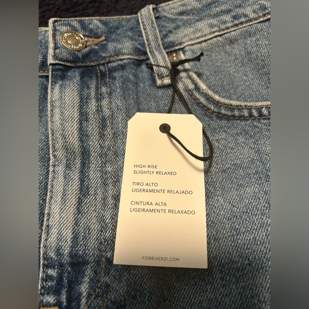 Forever 21 Retro High Rise Distressed Denim Shorts - Picture 5 of 11